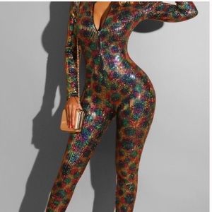 Sparkle Jumpsuit. never worn